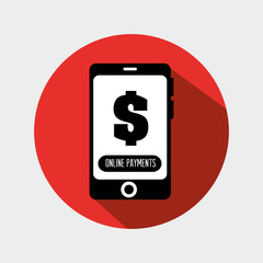 online payments technology money design vector illustration eps 10