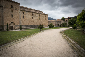 Fototapeta na wymiar Yuso Monastery in San Millán de la Cogolla, La Rioja, Spain