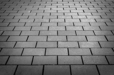 Pavement made of stone.