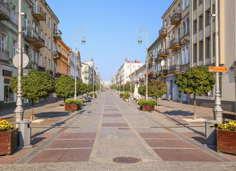 View of the main street in Kielce © Rochu_2008