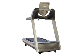 The image of treadmill isolated