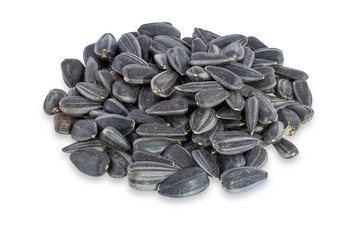 Small pile of sunflower seeds. - 121598458