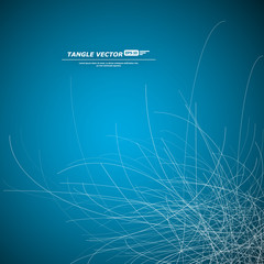 Abstract composition, thread interlacement base, swirl backdrop, spider net bottom, twiddle interlock texture, plexus background, tangle weave icon, quirk, sewing headpiece, EPS 10 vector illustration