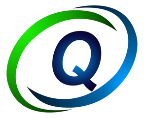Obraz premium Q Company (Business) Logo Design 