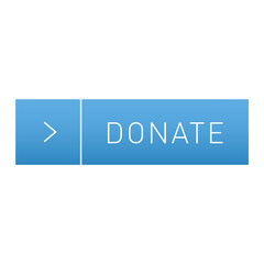 Donate button vector icon