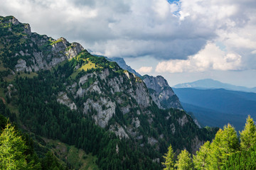 Panorama of Romanian Carpathians