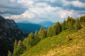 Fototapeta premium Panorama of Romanian Carpathians