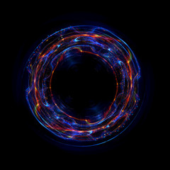 Abstract ring background with luminous swirling backdrop. Glowing spiral. The energy flow tunnel.
Shine round frame with light circles light effect. Glowing cover. Space for your message.