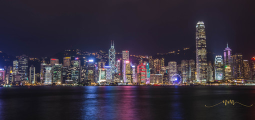 Fototapeta na wymiar HongKong Nightscape