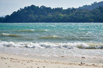 sea Strait between the two Islands