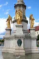 Fototapeta na wymiar Zagreb Mary Column