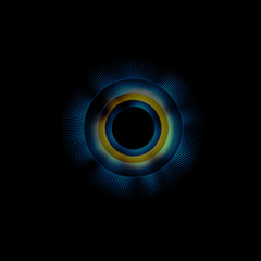 Abstract ring background with luminous swirling backdrop. Glowing spiral. The energy flow tunnel.
Shine round frame with light circles light effect. Glowing cover. Space for your message.