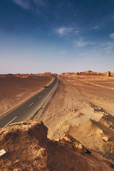 Road in the Kalute desert