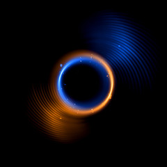 Abstract ring background with luminous swirling backdrop. Glowing spiral. The energy flow tunnel.
Shine round frame with light circles light effect. Glowing cover. Space for your message.