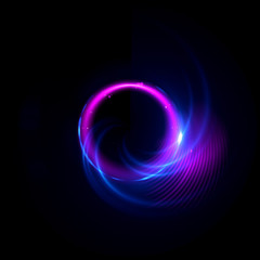 Abstract ring background with luminous swirling backdrop. Glowing spiral. The energy flow tunnel.
Shine round frame with light circles light effect. Glowing cover. Space for your message.