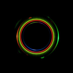 Abstract ring background with luminous swirling backdrop. Glowing spiral. The energy flow tunnel.
Shine round frame with light circles light effect. Glowing cover. Space for your message.