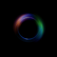Abstract ring background with luminous swirling backdrop. Glowing spiral. The energy flow tunnel.
Shine round frame with light circles light effect. Glowing cover. Space for your message.