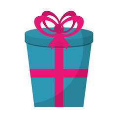 gift box present isolated icon vector illustration design
