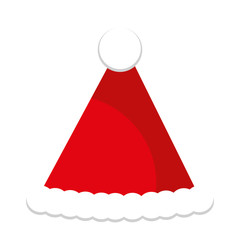 christmas hat decoration isolated icon vector illustration design