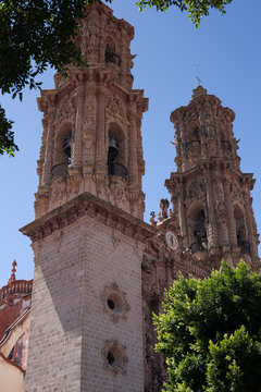 Santa Prisca Cathedral in Taxco Mexico
