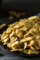 Salted and Roasted Dry Fava Beans
