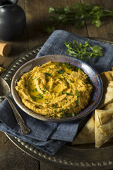 Homemade Greek Pumpkin Hummus