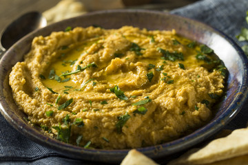 Homemade Greek Pumpkin Hummus