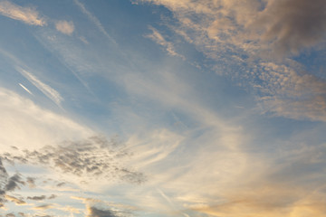 Mostly Cloudy. Anticyclone. Weather forecast.