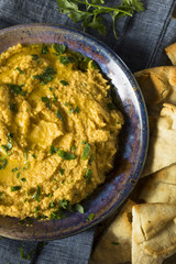 Homemade Greek Pumpkin Hummus
