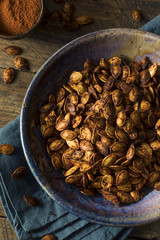 Homemade Roasted Spicy Pumpkin Seeds