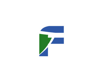 Letter F logo icon design template elements
