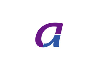 Letter A logo. Creative concept icon
