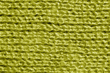 Wool knitting yellow pattern.