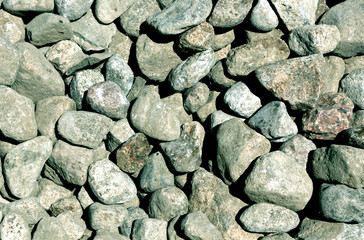 Pile of pebble stones.