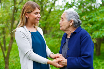 Spending time with grandma