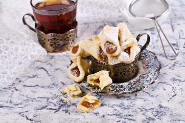 Homemade cookies  with jam