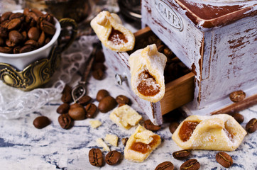 Homemade cookies  with jam