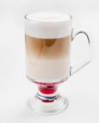 latte with syrup
