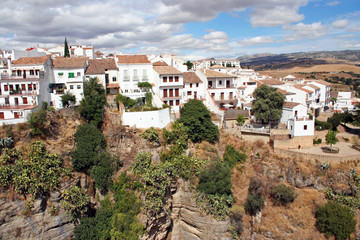 Fototapeta na wymiar Tajo de Ronda, Ciudad de Ronda en Málaga (España)