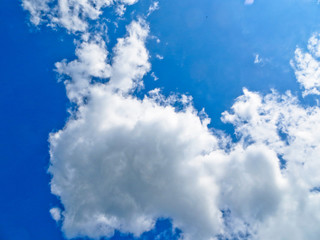 Blue sky and clouds