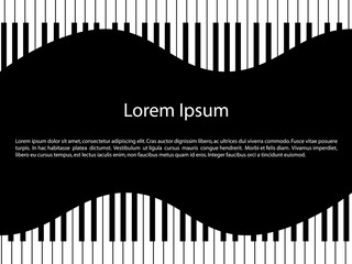 Abstract background with piano keys. © zaieiunewborn59