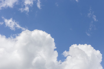 Beautiful blue sky and cloud