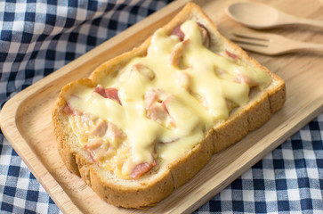 Tuna Cheese and Ham sandwich