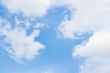 Blue sky with clouds.Abstract blue sky background.