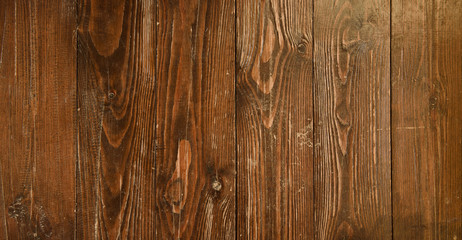 Obraz premium brown old wood texture with knot