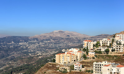 Fototapeta na wymiar Lebanon mountain landscape