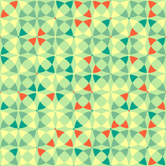 Fototapeta na wymiar Colorful circle seamless pattern. Abstract art vector background.