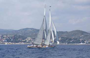 Fototapeta premium Classic yacht regatta