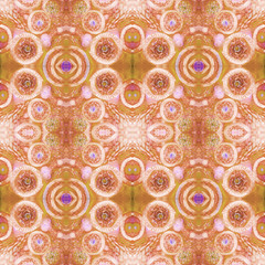 Abstract seamless acrylic ornamental pattern. Seamless texture in impressionism style.