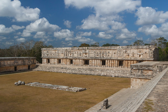 Ruins of the ancient Mayan city of Uxmal, Mexico